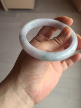 Load image into Gallery viewer, 56.5mm certified Type A 100% Natural purple white green Jadeite Jade bangle AJ80-1266
