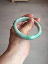 Load image into Gallery viewer, 57mm Certified Type A 100% Natural sunny green yellow Jadeite Jade bangle BS27-4418
