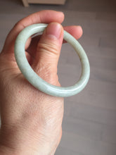 Load image into Gallery viewer, 52mm certified 100% natural Type A light green round cut jadeite jade bangle BS7-9561
