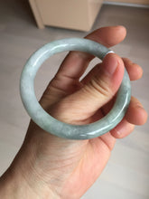 Load image into Gallery viewer, 54mm Certified Type A 100% Natural  light green round cut Jadeite Jade bangle Y161-2850
