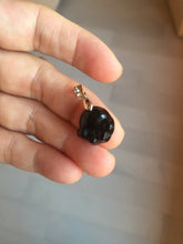 Load image into Gallery viewer, 100% Natural type A black paw Jadeite Jade pendant group BG208

