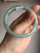 Load image into Gallery viewer, 55.7mm Certified Type A 100% Natural light green white red Jadeite Jade bangle BQ10-3798
