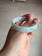 Load image into Gallery viewer, 54mm certified Type A 100% Natural sunny green yellow thin Jadeite Jade bangle AY93-1326
