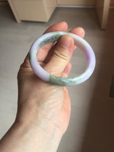 Load image into Gallery viewer, 50mm certified  100% natural Type A brown green/purple oval  jadeite jade bangle PB161-1095

