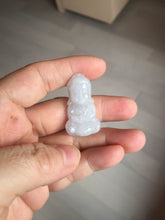 Load image into Gallery viewer, 100% Natural white light green jadeite Jade baby Buddha (宝宝佛) pendant group AU19
