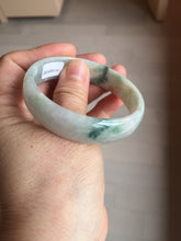 Load image into Gallery viewer, 54mm certified Type A 100% Natural green yellow purple thin Jadeite Jade bangle AY94-1341
