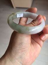 Load image into Gallery viewer, 57mm certified Type A 100% Natural dark green purple white Jadeite Jade bangle Y157-3002
