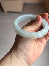 Load image into Gallery viewer, 55mm 100% natural type A icy watery light green yellow jadeite jade bangle Y155-5249
