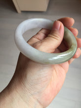 Load image into Gallery viewer, 57mm certified Type A 100% Natural dark green purple white Jadeite Jade bangle Y157-3002
