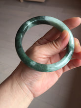 Load image into Gallery viewer, 卖了 61mm Certified Type A 100% Natural forest dark green Jadeite jade bangle BF131-2711
