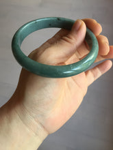 Load image into Gallery viewer, 61.5mm Certified Type A 100% Natural dark green/blue/gray/black Guatemala Jadeite jade bangle BL104-5741
