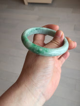 Load image into Gallery viewer, 57mm Certified Type A 100% Natural sunny green yellow Jadeite Jade bangle BS27-4418
