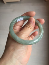 Load image into Gallery viewer, 55.7mm Certified Type A 100% Natural light green white red Jadeite Jade bangle BQ10-3798
