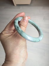 Load image into Gallery viewer, 58mm 100% natural type A certified dark green/purple jadeite jade bangle B120-3024
