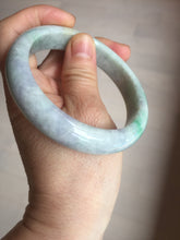 Load image into Gallery viewer, 59mm Certified Type A 100% Natural sunny green purple Jadeite Jade bangle BP38-1181
