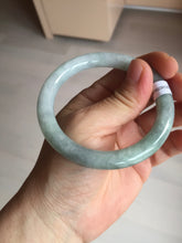 Load image into Gallery viewer, 54mm Certified Type A 100% Natural  light green round cut Jadeite Jade bangle Y161-2850
