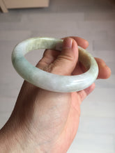 Load image into Gallery viewer, 58mm Certificate 100% natural type A light green yellow brown jadeite jade bangle D159-5351
