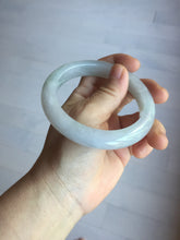 Load image into Gallery viewer, 60.5mm certified Type A 100% Natural light green purple chubby Jadeite Jade bangle PA116-9531
