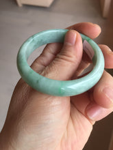 Load image into Gallery viewer, 47mm certified 100% natural Type A sunny green oval jadeite jade bangle PC20-(0179)
