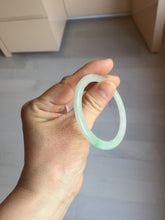 Load image into Gallery viewer, 50mm certified  100% natural Type A icy watery sunny green/purple/gary oval jadeite jade bangle PA158-2886
