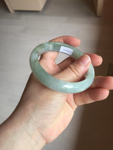 Load image into Gallery viewer, 57.5mm Certified Type A 100% Natural light green black brown jadeite Jade bangle PC95-0337
