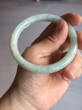 Load image into Gallery viewer, 56mm Certified Type A 100% Natural light green round cut Jadeite Jade bangle F138-8176
