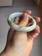 Load image into Gallery viewer, 52.2mm 100% natural certified green/purple/orange(FU LU SHOU) jadeite jade bangle Q139-7290
