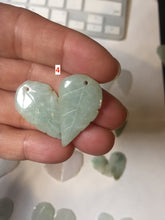 Load image into Gallery viewer, 100% natural type A white purple green yellow jadeite jade leaf pair pendant/earring group BP156
