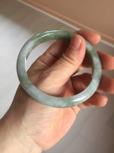 Load image into Gallery viewer, 58.8mm certified 100% natural type A light green purple jadeite jade bangle PB201-3350
