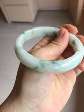 Load image into Gallery viewer, 57.7mm certified Type A 100% Natural light green/red/white Jadeite Jade bangle BP17-8109
