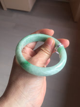 Load image into Gallery viewer, 55.2mm Certified Type A 100% Natural sunny green Jadeite Jade bangle AU6-4440
