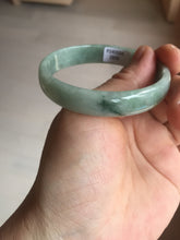 Load image into Gallery viewer, 53.8mm certified Type A 100% Natural green thin Jadeite Jade bangle D134-2835
