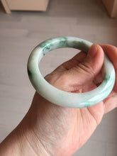 Load image into Gallery viewer, 54mm Certified 100% natural Type A sunny green/white  jadeite jade bangle BK97-0352
