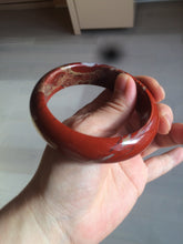 Load image into Gallery viewer, 58.5mm 100% natural red jasper stone(红碧玉) bangle SY49
