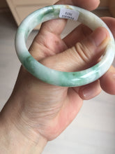 Load image into Gallery viewer, 57mm Certificated sunny green/yellow/white jadeite jade bangle S83-7073
