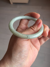 Load image into Gallery viewer, 52mm certified 100% natural Type A light green round cut jadeite jade bangle BS7-9561
