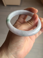 Load image into Gallery viewer, 56.5mm certified Type A 100% Natural purple white green Jadeite Jade bangle AJ80-1266
