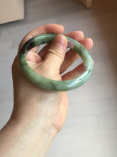 Load image into Gallery viewer, 61mm Certified 100% natural Type A dark green/sunny green/black/red/brown jadeite bangle PD82-9786
