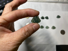 Load image into Gallery viewer, 100% Natural type A ict watery dark green(老油青) happy Buddha jadeite pendant 178
