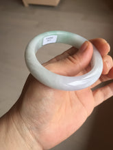 Load image into Gallery viewer, 52.5mm Certified Type A 100% Natural light green white purple Jadeite bangle AU22-0872
