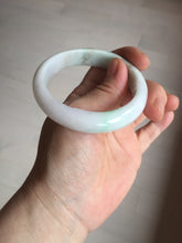 Load image into Gallery viewer, 53mm Certified Type A 100% Natural sunny green white(白底青) Jadeite Jade bangle BP45-3174
