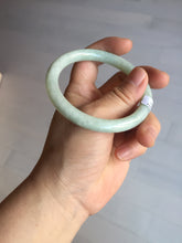 Load image into Gallery viewer, 56mm Certified Type A 100% Natural light green round cut Jadeite Jade bangle F137-8174
