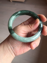 Load image into Gallery viewer, 卖了 61mm Certified Type A 100% Natural forest dark green Jadeite jade bangle BF131-2711
