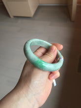 Load image into Gallery viewer, 56mm Certified Type A 100% Natural sunny green Jadeite Jade bangle AU8-4428
