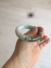 Load image into Gallery viewer, 51 mm Certified Type A 100% Natural fresh sunny green/white Jadeite Jade AX11-1655
