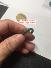 Load image into Gallery viewer, 100% natural type A green/blue/purple Guatemala jadeite jade band ring group PD9
