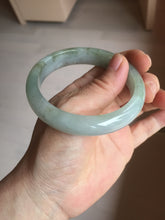 Load image into Gallery viewer, 57.5mm Certified Type A 100% Natural light green black brown jadeite Jade bangle PC95-0337
