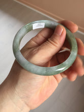 Load image into Gallery viewer, 58.8mm certified 100% natural type A light green purple jadeite jade bangle PB201-3350

