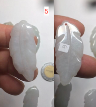 Load image into Gallery viewer, Type A 100% Natural green/yellow/purple Jadeite Jade leaf pendant group m100
