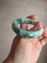 Load image into Gallery viewer, 51.5mm certified 100% natural Type A sunny green/purple/yellow(FU LU SHOU)  jadeite jade bangle BK45-5080
